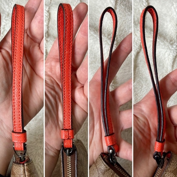 Coach X Keith Haring ✨HP✨ Heart Corner Zip Monogram Wristlet F12998 - Picture 13 of 13